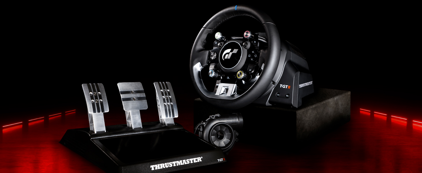 Thrustmaster T-GT II en situation sur un cockpit