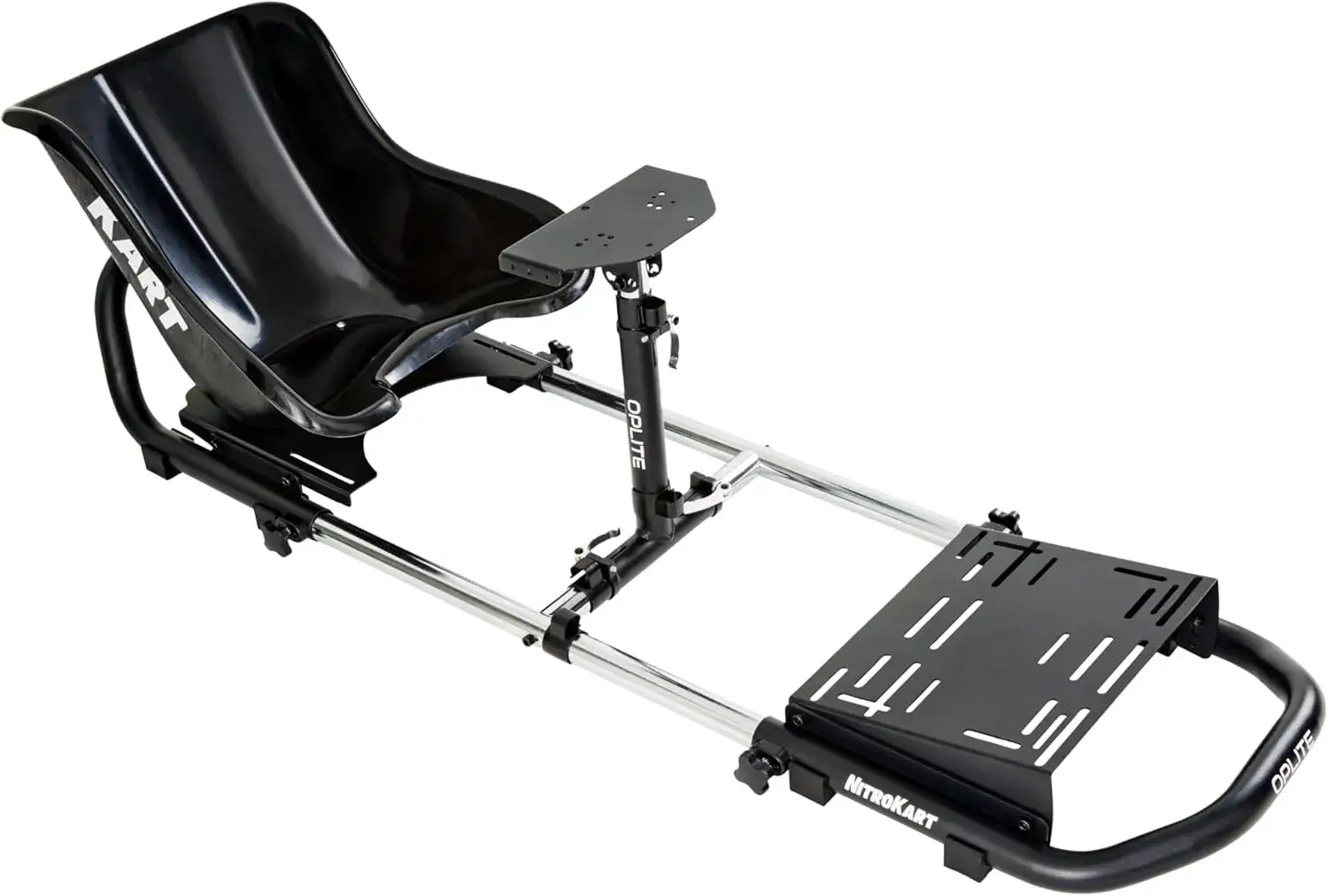OPLITE Nitrokart en position de conduite karting